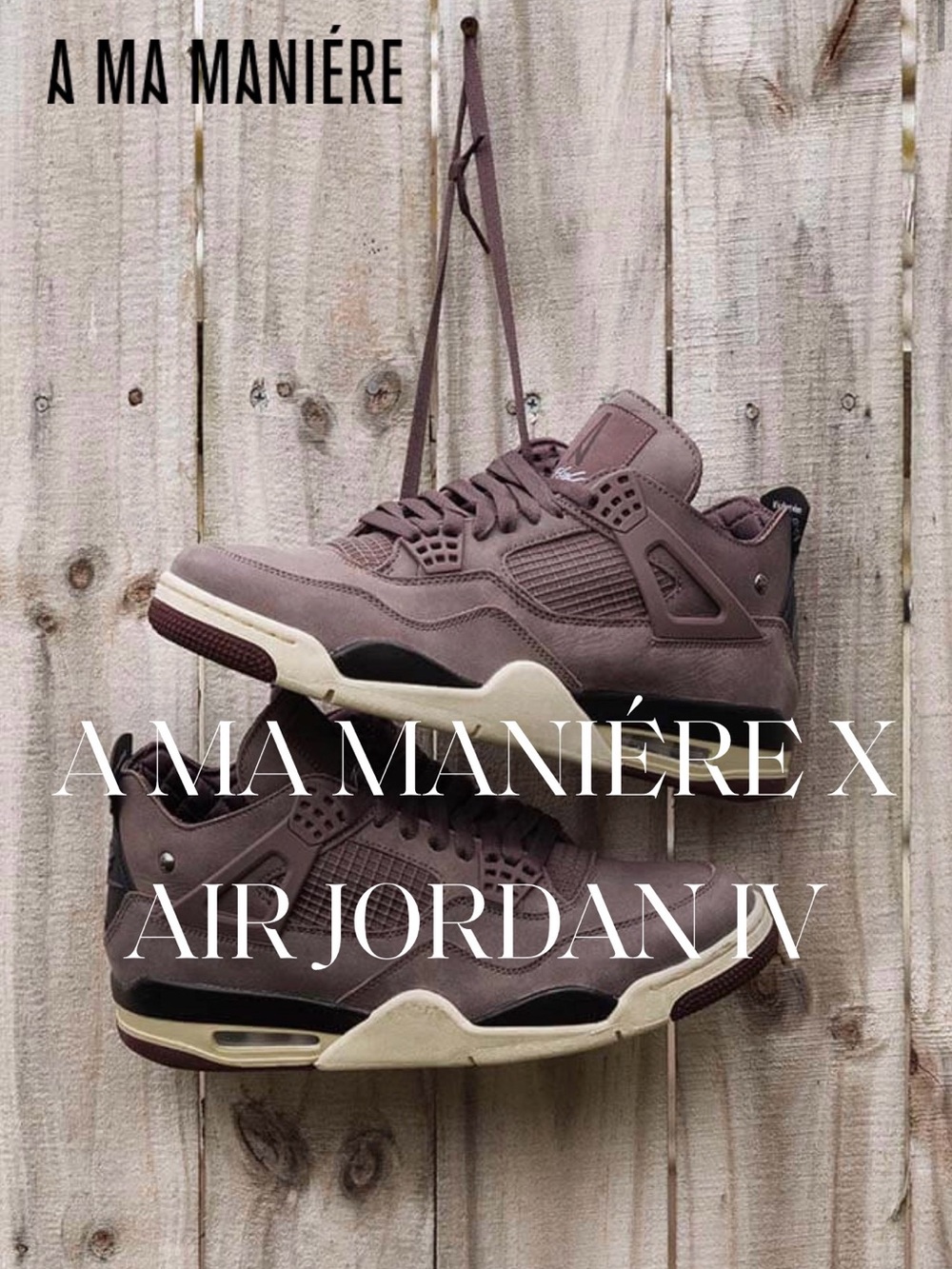 Air Jordan 4 Retro x A Ma Maniére collab.
